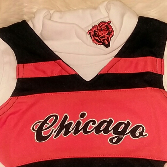 NWT Girls 2 Piece NFL Chicago Bears Dress 18 Mont - Picture 2 of 8